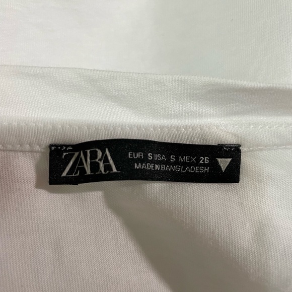 White Zara Crop Top - Picture 3 of 3